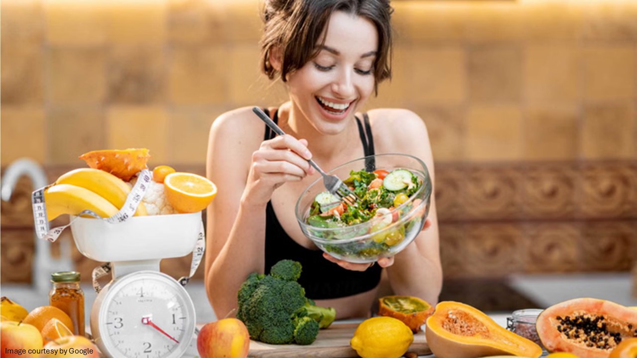 Women Eating Vegetable