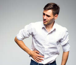 male abdominal pain
