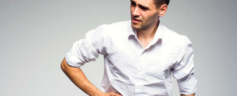 male abdominal pain
