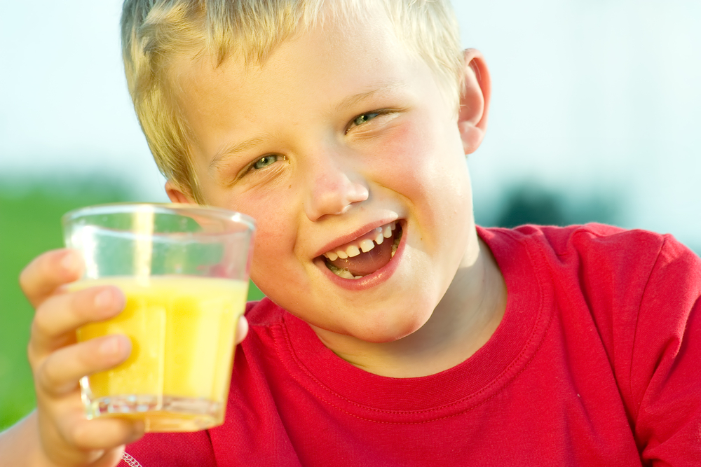 No Drinking Fruit Juice for Children Under 1 Year