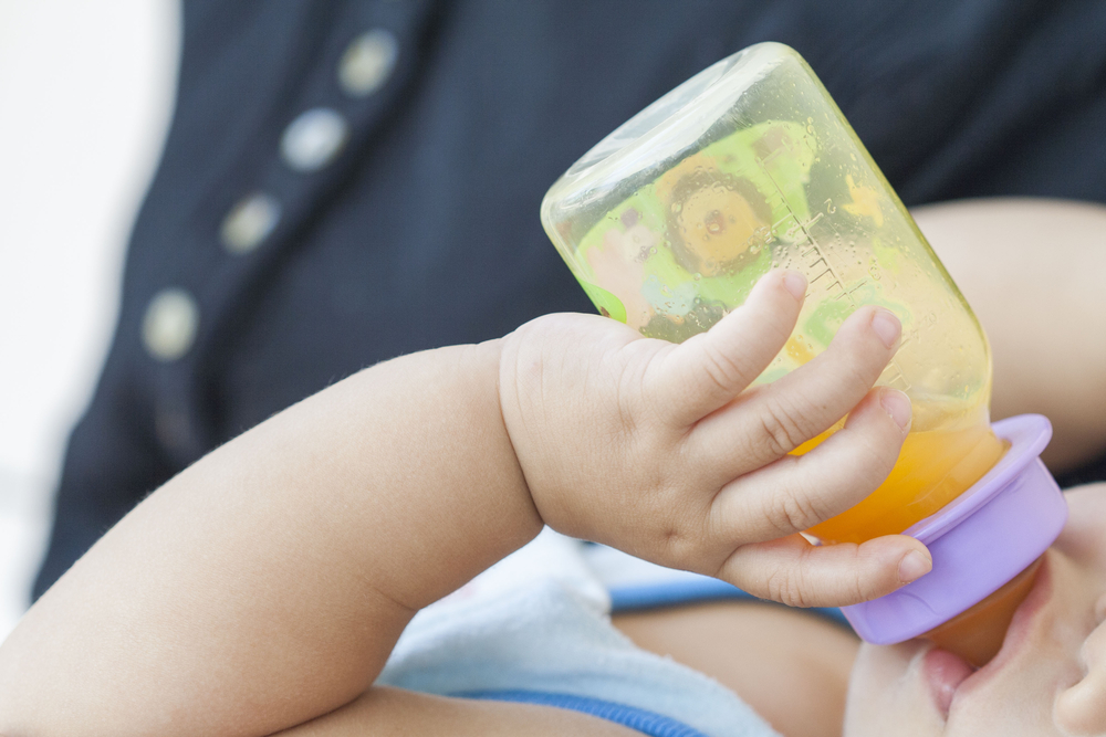 No Drinking Fruit Juice for Children Under 1 Year