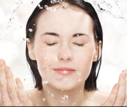 washing face