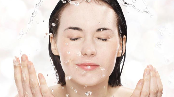 washing face