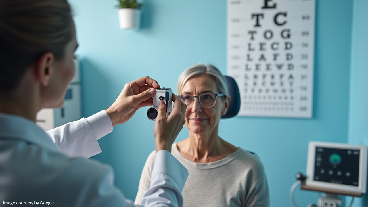 Doctor Checking eye