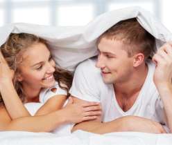 Please under a white blanket