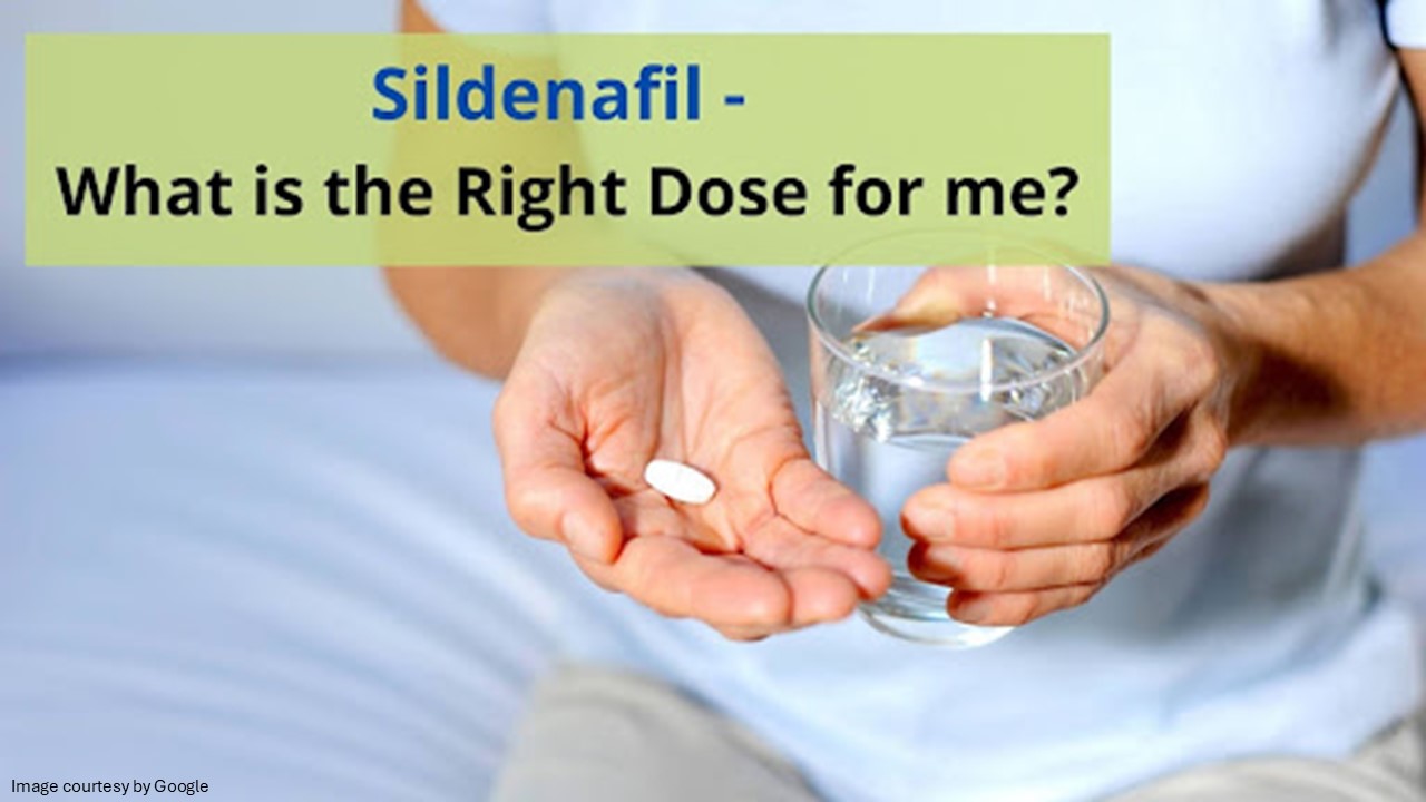 Sildenafil - the right dose for me