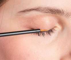 women applying careprost