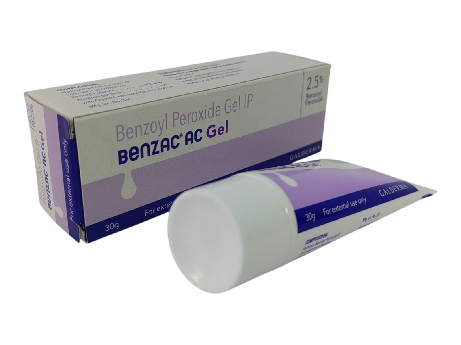 Benzac Ac Gel 2.5% W/V 30 Gm