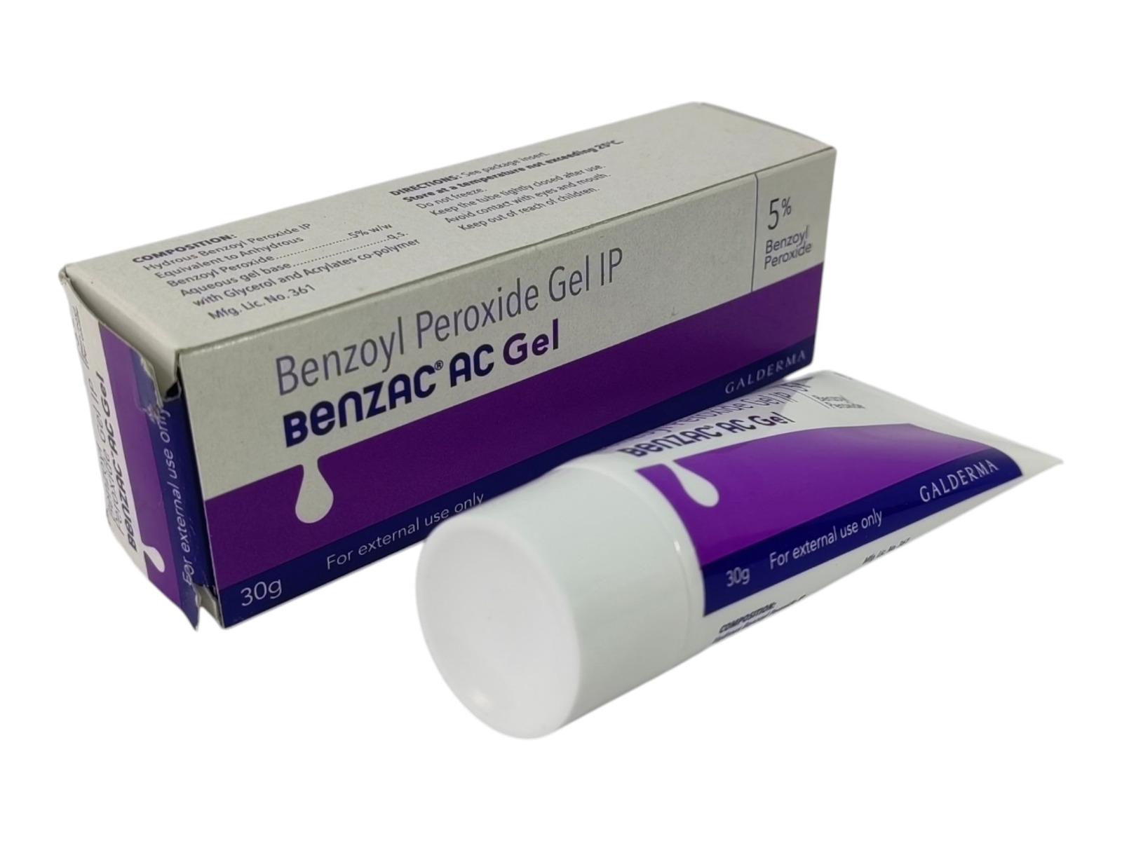 Benzac AC Gel 5% W/V 30 Gm