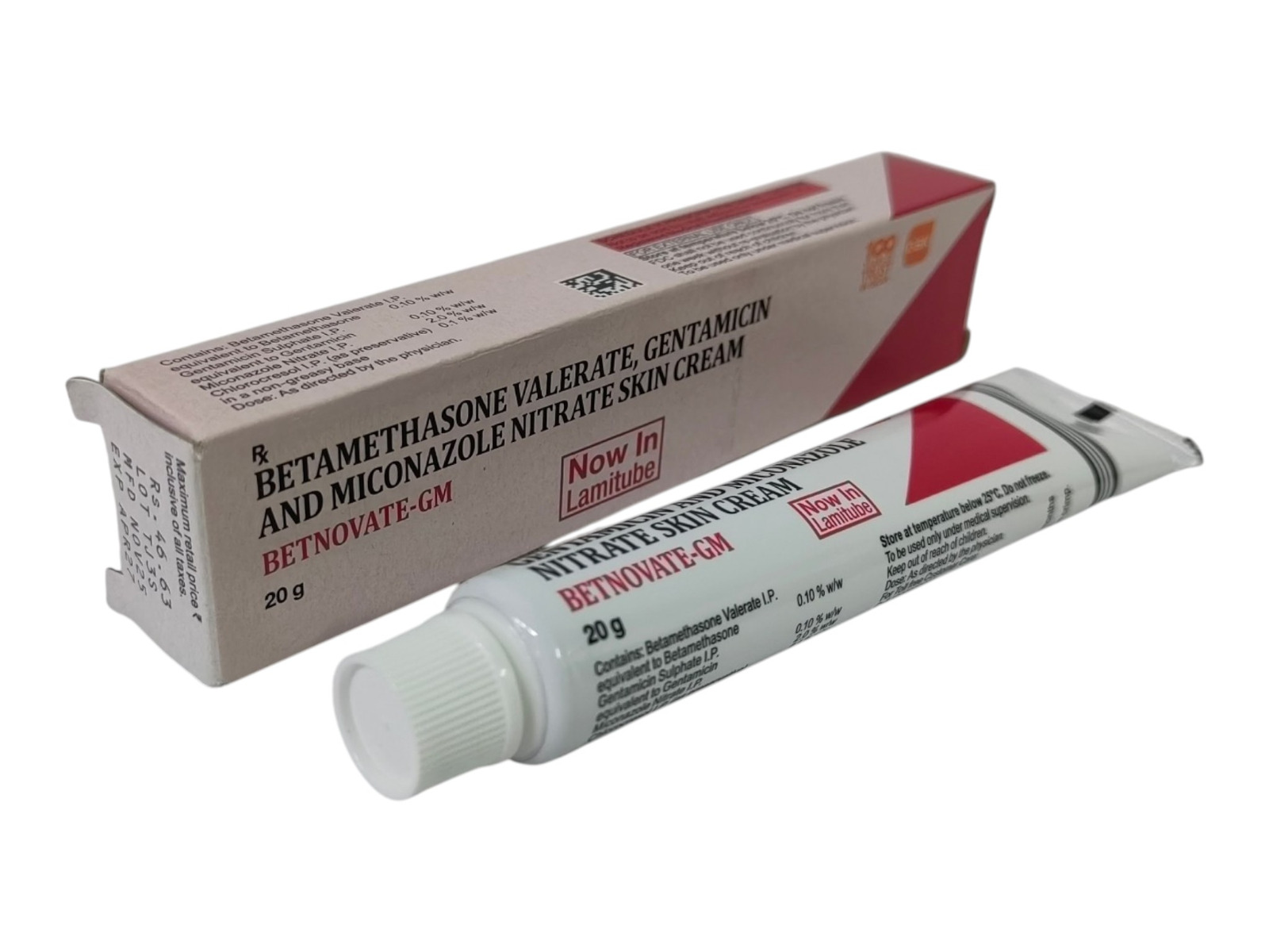 Betnovate-Gm Skin Cream 0.1%+ 2% W/V 20 Gm