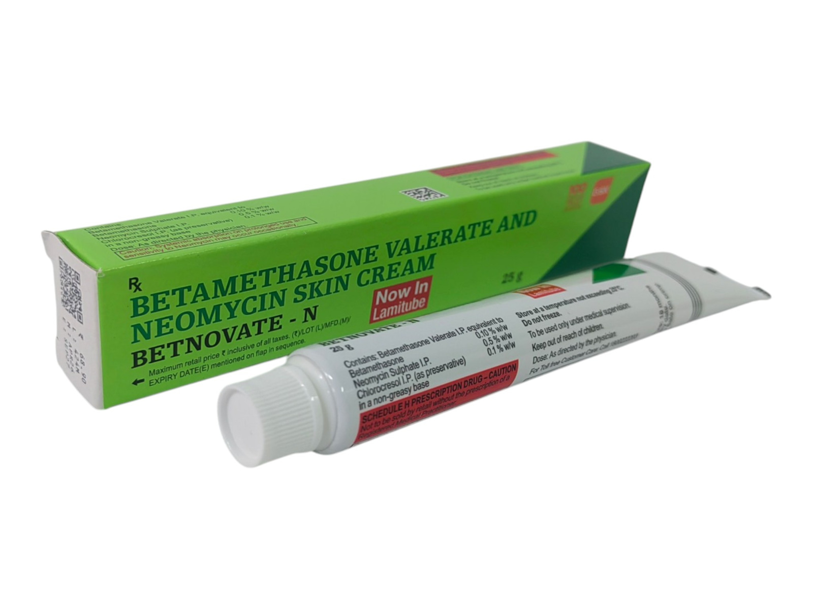 Betnovate -N Skin Cream 0.1%+ 0.5% W/V 25 Gm