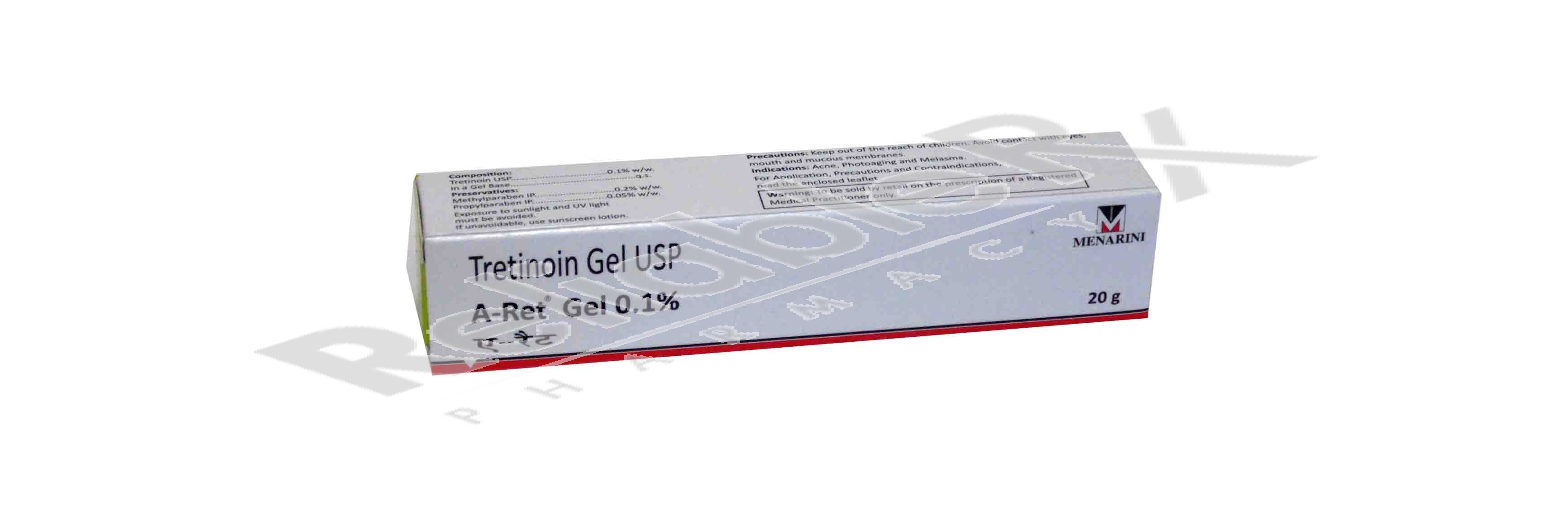 A Ret Gel 0 1 20gm Buy Tretinoin Retin A Gel 0 1 Online
