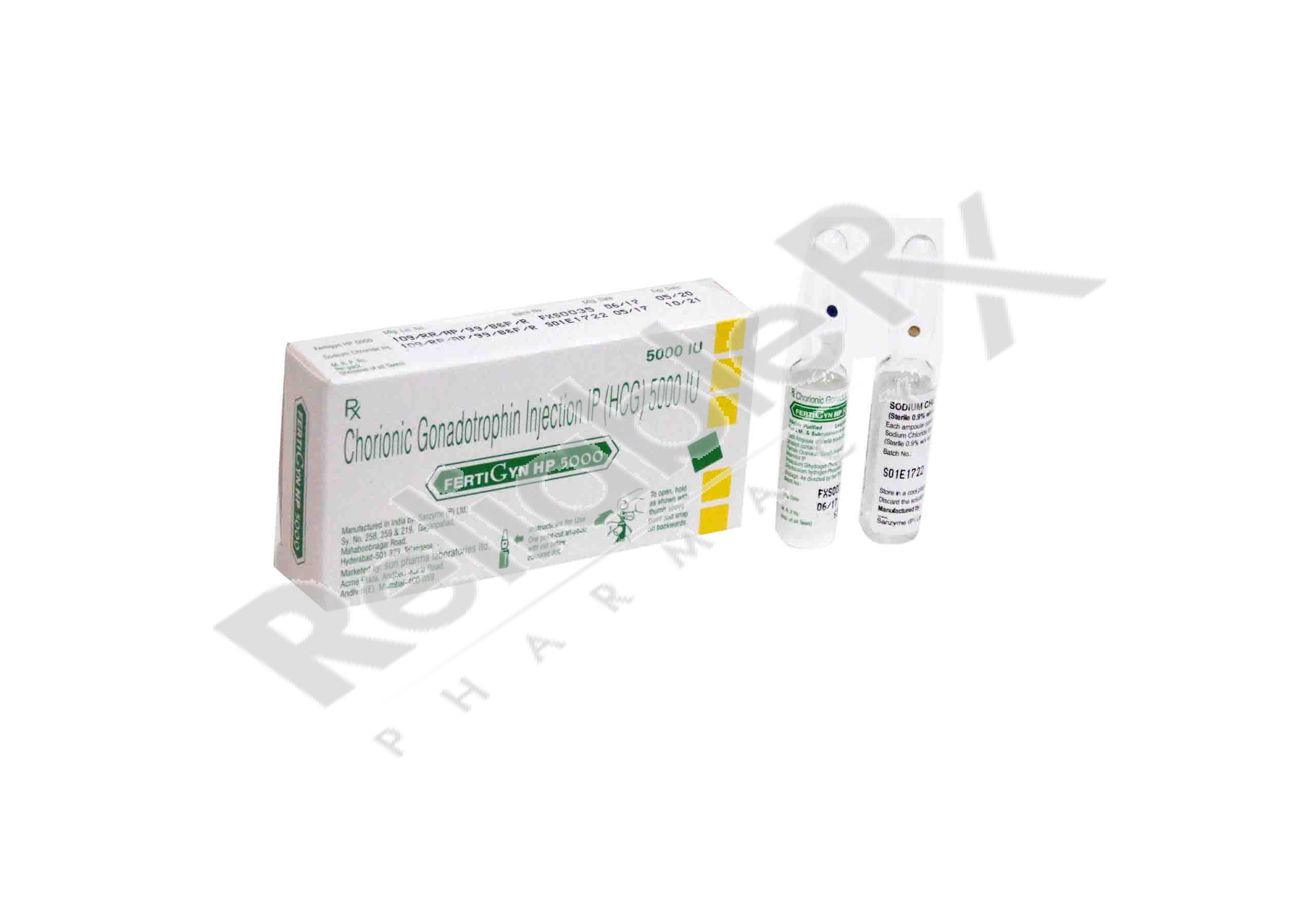 Buy Fertigyn 5000 I U Hcg Injection Online From Reliable Online