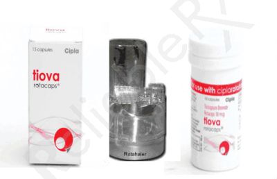 Tiova Rotacaps 18 mcg with one Rotahaler