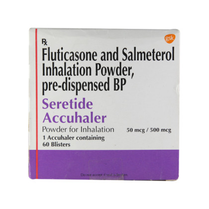 Seretide Diskus 50+500 Mcg Salmeterol + Fluticasone Propionate