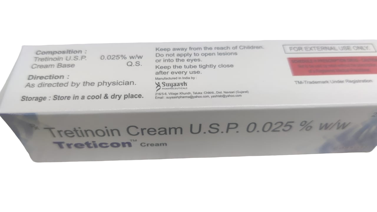 Treticon Cream .025% (20gm) - Image 2