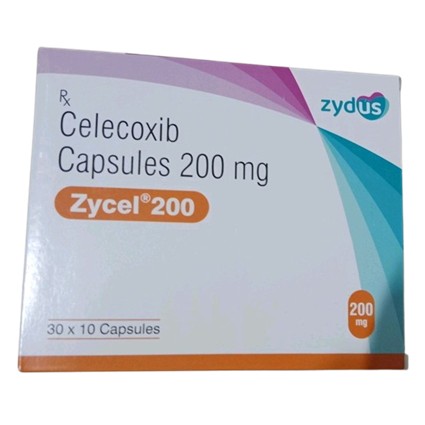 Zycel 200mg Celecoxib capsules pack
